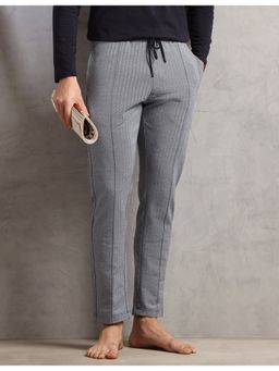 U.S. POLO ASSN. - Grey Men Chevron Cotton Stretch Nightwear Pant