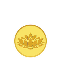 Pipa Bella by Nykaa Fashion - Lotus 1GM 916 Purity Gold Coin by Dew