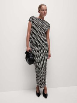 Marks & Spencer - Printed Ribbed Top