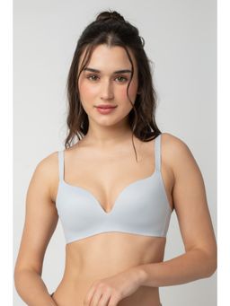 bodyline - Ice Blue Seamless Air Light Medium Coverage Plunge Bra