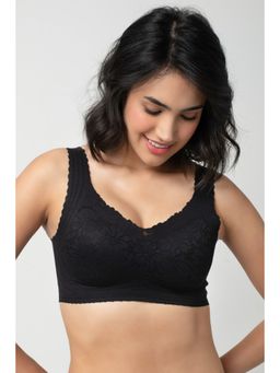 bodyline - Black Seamless Comfort Band Full Coverage T-Shirt Bra