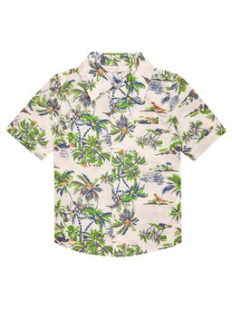 Budding Bees - Boys All Over Printed Cotton Shirt