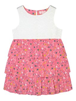 Budding Bees - Girls Floral Cotton Dress