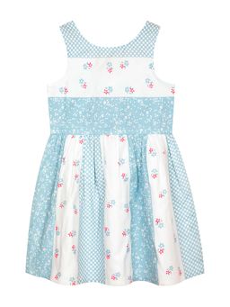 Budding Bees - Girls White Floral Dress