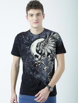 Huetrap - Mens Black Short Sleeve T-Shirt