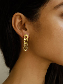 Digital Dress Room - Chain Link Design Western Earrings