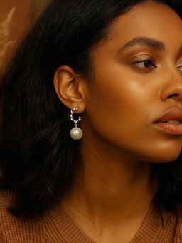 Digital Dress Room - Pearl Drop Design Western Earrings