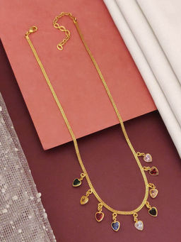 Abdesigns - Sophisticated Heart Gold Plated Necklace
