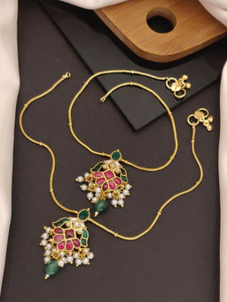 Abdesigns - Enchanting Pachi Kundan Gold Plated Anklet