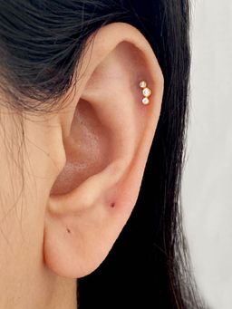 Boldiful - Bubbles Sterling Silver 5A Cubic Zirconia Earrings