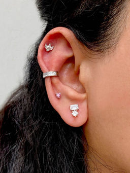 Boldiful - Bitsy 18k Gold Plating Vermeil 5A Cubic Zirconia Earrings