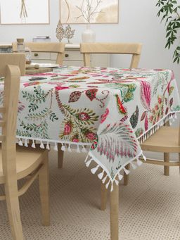 Home Affairs - Cotton 4-Seater Dining Table Cover, Square (4 Seater)
