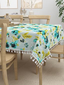 Home Affairs - Cotton 6-Seater Dining Table Cover, Rectangular (6 Seater)