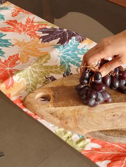 Akira Furnishings - Palm Leaves Pattern Table Runner