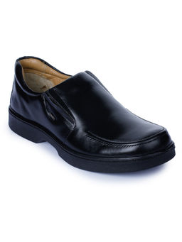 LIBERTY - Windsor 2046-08 Casual Non Lacing Loafers Shoes for Mens - Black