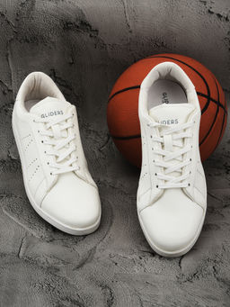 LIBERTY - Gliders ANDERSON Casual Lacing Running Shoes for Mens - White