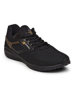 LIBERTY - Force 10 AVENGE Sports Lacing Running Shoes for Mens - Black