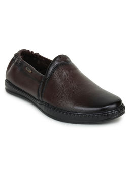 LIBERTY - Fortune BM-29 Casual Non Lacing Loafers Shoes for Mens - Brown