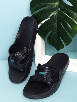 LIBERTY - A-HA GLD.BEACHN BIN House Sliders for Mens - Navy Blue