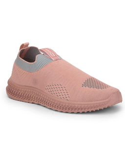 LIBERTY - Force 10 GRACE-4 Sports Non Lacing Jogging Shoes for Women - Peach