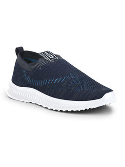 LIBERTY - Force 10 ROKKY-1 Sports Non Lacing Running Shoes for Mens - Navy Blue