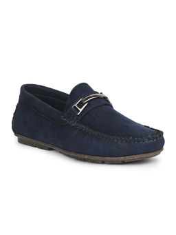 LIBERTY - Fortune VCL-2 Casual Non Lacing Loafers for Mens - Navy Blue