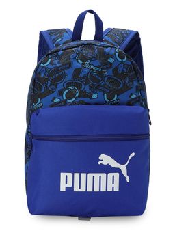 Puma - Kids Blue Printed Backpack (14-16 years)