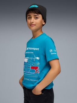 Puma - Bmw Mms Unisex Blue Car Graphic T-Shirt