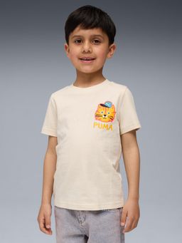 Puma - Unisex White Printed T-Shirt