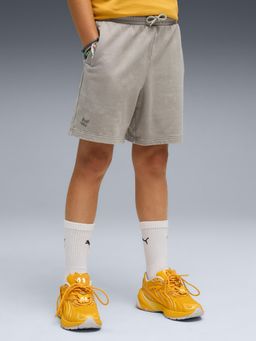 Puma - Boys Grey Solid Shorts