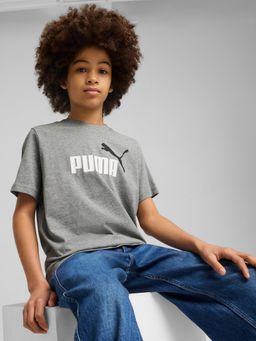 Puma - Grey Colour No.1 Logo Youth T-Shirt