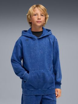 Puma - X Sonic Boys Blue Relaxed Fit Graphic Hoodie