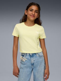 Puma - Wardrobe Essentials Youth Baby Yellow T-shirt