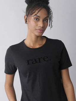 RAREISM - Black Graphic T-Shirt