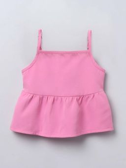 Taffy - Pink Solid Comfortable Fit Top (4-5 Years)