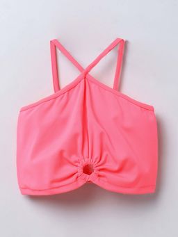 Taffy - Pink Solid Comfortable Fit Top (11-12 Years)
