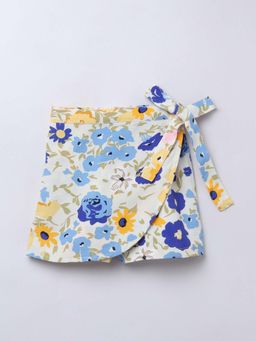 Taffy - Multi-Color Floral Comfortable Fit Skort (2-3 Years)