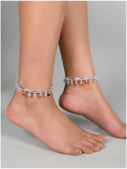 Silvermerc Designs - Silver Ankle Chain Everyday Payal for Women