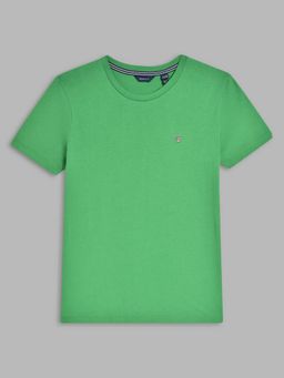 GANT - Kids Boys Green Solid T-shirt