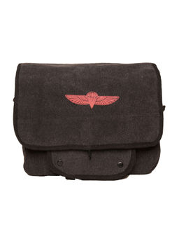 Astrid - Dark Grey Canvas Laptop Bag
