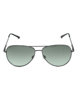 Scott Sunglasses - Green Lens Aviator UV Protected Sunglass Full Rim Metallic Frame With UV Protection