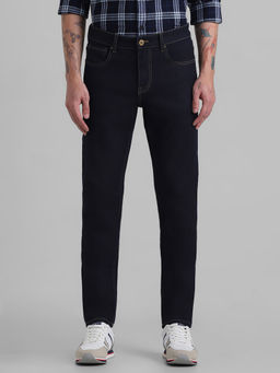 Jack & Jones - Navy Blue Glenn Slim Fit Low Rise Stretch Jeans