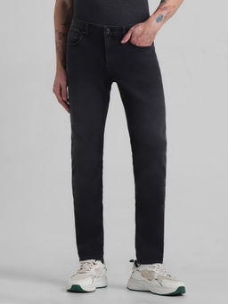 Jack & Jones - Black Glenn Slim Fit Low Rise Stretch Jeans