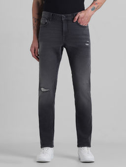 Jack & Jones - Black Glenn Slim Fit Low Rise Stretch Jeans
