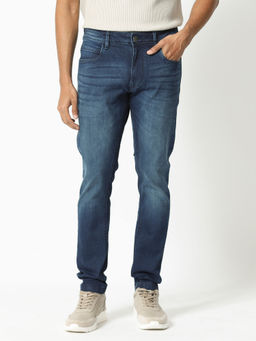 Rare Rabbit - Night Light Blue Solid Jeans