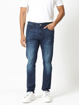Rare Rabbit - Night Primary Blue Solid Jeans