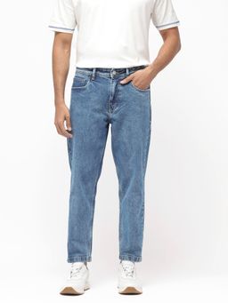 Rare Rabbit - Sam Primary Blue Solid Jeans