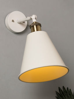 Homesake - White Guard Edison Swing Wall Light Gold