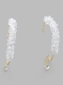 Globus - Gold Plated Geometric Drop Earring-3619271001