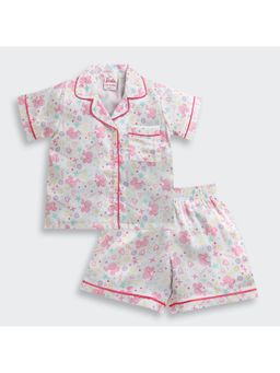 TINY GIRL - Barbie By Half Sleeve Unicorn Print Night Suit